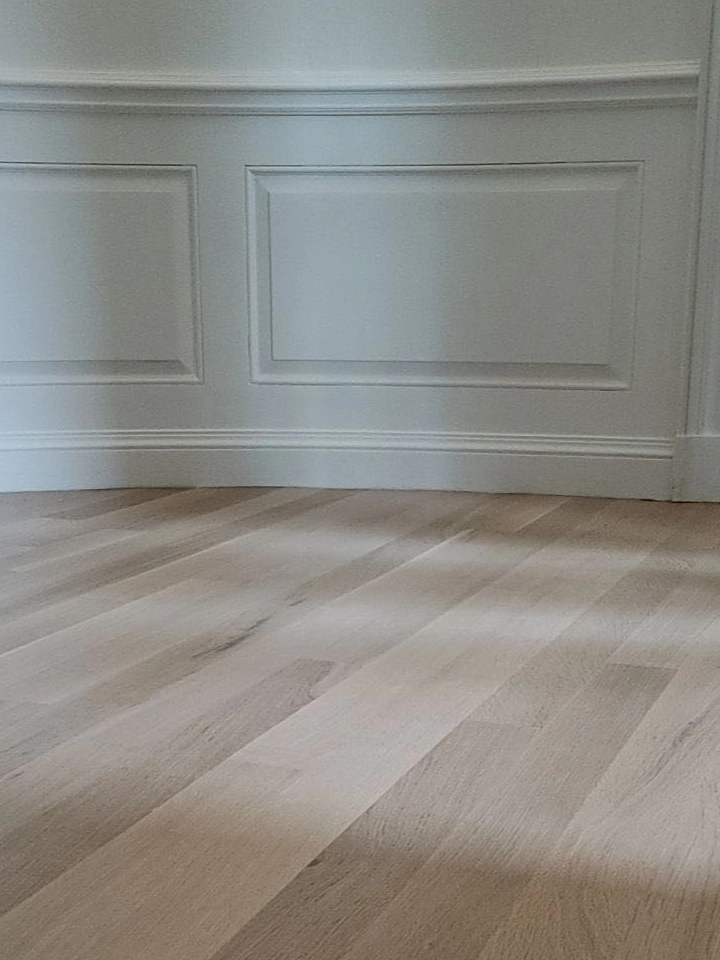 Refinished Hardwood Floors in Drummond Ville Home